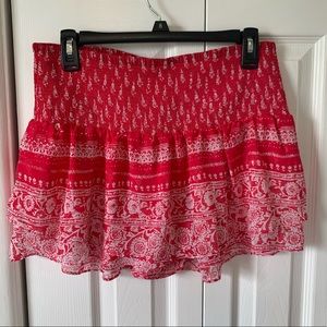 Express ruffled skort